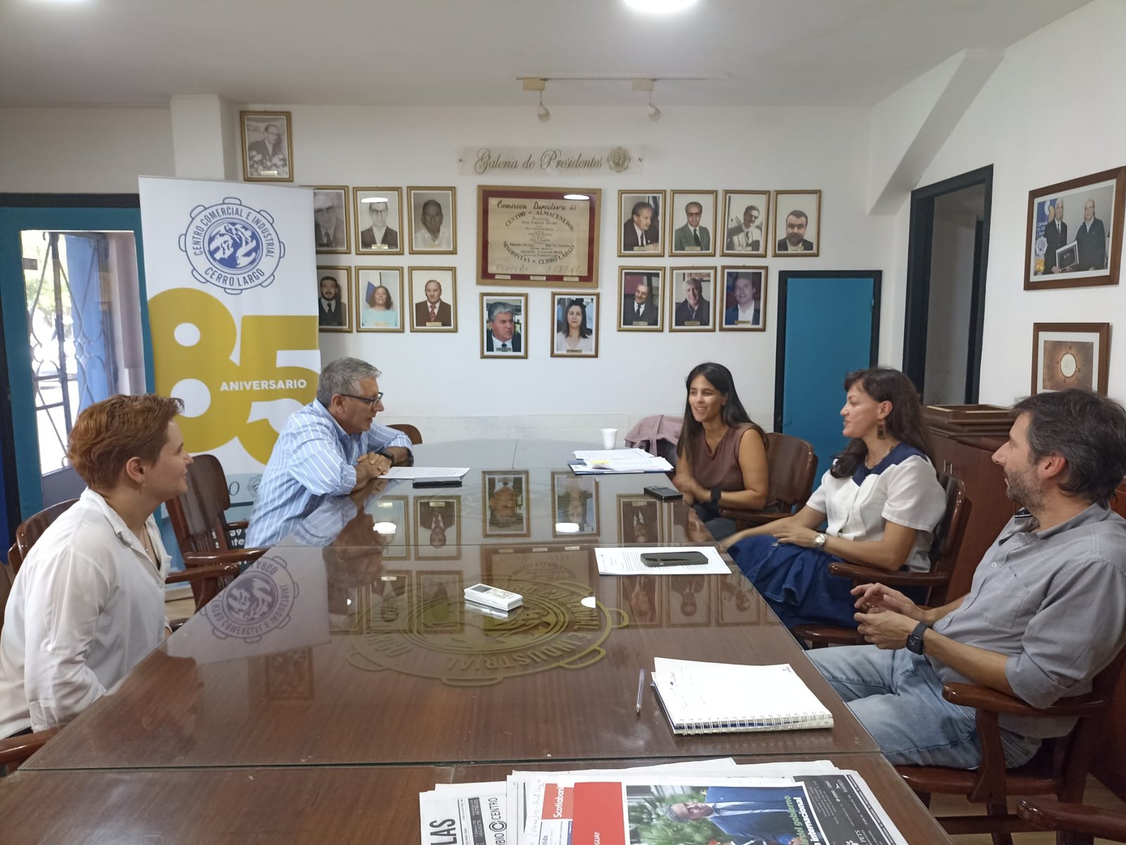 Entrevistas  a estudiantes de Logistica de Utu, para pasantía en empresa socia Jean Vernier.